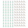 100pcs Paper Clips Lovely Christmas Tree and Deer Shape Metallic
