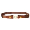 Peace Kobo Women's 1.0 inch (25 mm) 2-Way Rubber Belt,