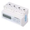 7 Digit LCD Electric Energy Meter 35mm DIN Rail Mounting