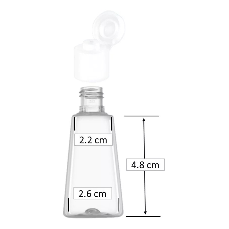 Bodycareworks Envase Vacio 30 Ml Para Gel Antibacterial O Crema