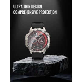 UYRUREL Screen Protector for KOSPET Tank T3 Ultra 2 Smart Watch, High-definition Scratch Resistant Tempered Glass flim,HD Clear,Bubble Free with Easy Installation Kit,3 Pack.