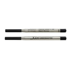 Xezo Pens Speedmaster Medium Ballpoint Refills, Pack of 2, Black Ink (Black 900-1 Ballpoint Refills)