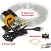 Hot Tub Spa Draining Pump with 10ft ClearView Suction Hose