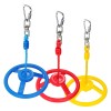 Rainbow Craft 3-Pack Ninja Wheel Obstacle for Kids - Swing