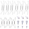 9-Piece Dinner Plate Hooks, 9 Plastic Wall Nails, Dinner Plate