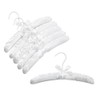 Only Hangers® 12" White Children's Satin Padded Hangers - Pack of (6)