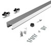 JUBEST 4FT Commercial Grade Pocket Door Hardware and Track Set,
