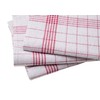 Set of 10 Tea Towels, Drying Cloth, All-Purpose Cloths, Red