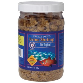 San Francisco Bay Brand Freeze Dried Brine Shrimp 3 oz The Original Fish Food