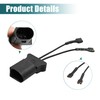 sourcing map Car Horn Speaker Adaptor Wire Harness Pigtail Socket
