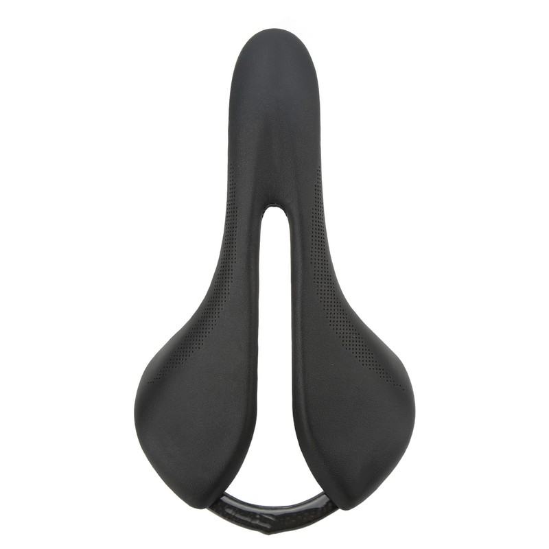 Carbon Fiber Bike Saddle Microfiber Leather Surface Hollow Seat Cushion