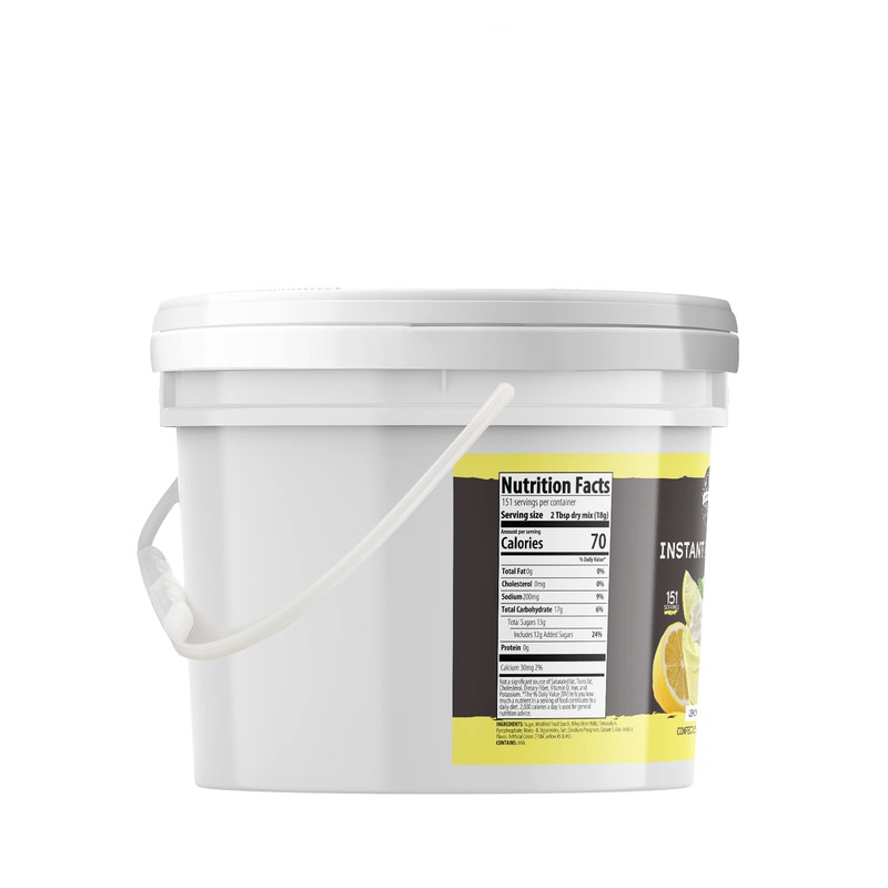 Birch & Meadow 1 gallon, Lemon Instant Pudding, Bulk Size,