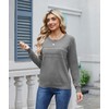 LILBETTER Womens Casual Lightweight Long Sleeve Crewneck Knit Pullover Sweater(Light