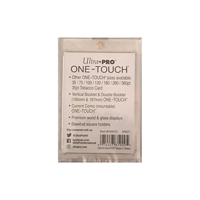 1 (One) 55pt Ultra Pro One-Touch Magnet Card Holder for