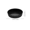6 PCS Non-Stick 5-Inch Removable Bottom Tart Pans for Apple