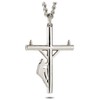 Shields of Strength Men's Lineman Cross Necklace with Bible Verse,