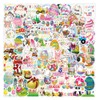 Kawaii Cartoon Stickers Set,100 Piece Non Repeating Stickers Waterproof Vinyl