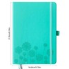 Mlife Notebook Journal for Women,A5 Hardcover Leather Journaling Notebooks for