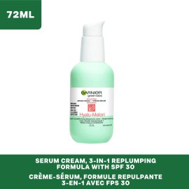 Garnier SkinActive Green Labs Hyalu-Melon 3-in-1 Replumping Serum Cream with