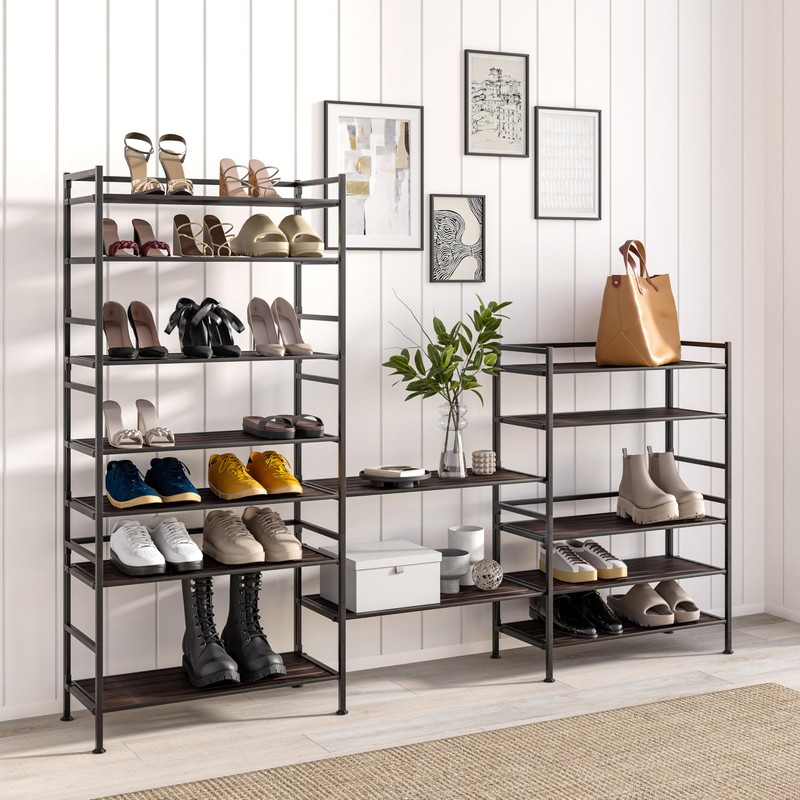 Seville Classics Sturdy Freestanding Storage Shelf for Bedroom, Closet, Entryway,