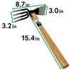 HACHIEMON Japanese Craftsmanship Garden Hand Tool Hoe and Cultivator Hand