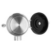 Coffee Beans Canister with Exhaust Valve Stainless Steel Storage Sealing