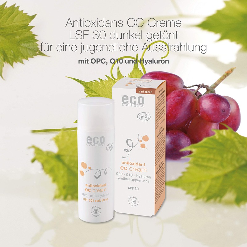 eco cosmetics Bio CC Cream Day Cream Tinted with OPC,