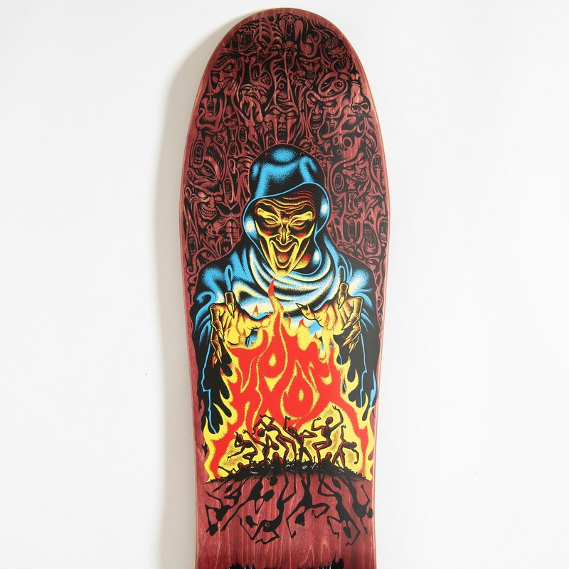 SANTA CRUZ Knox Firepit Reissue 10.0in x 31.3in Skateboard Decks