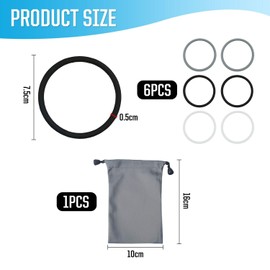 6 Stücke Patella -Stützgürtel, 1 Lagerbeutel, Sportschutzgeräte, Elastischer Silikonfixiergürtel, Geeignet Für Laufen, Basketball Und Fußball.