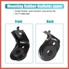ACROPIX 2pcs Upper Radiator Bracket with Rubber Cushion Bushing Radiator