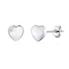 Philip Jones Moonstone Heart Stud Earrings