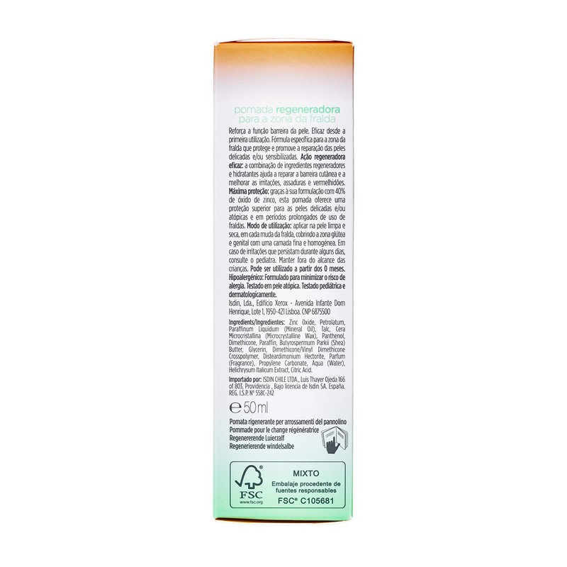 Isdin Babynaturals Zn40 Pda Repar 50 ml