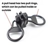 WKXFJJWZC 20# 59 inch Separating Large Plastic Zippers Black Tape