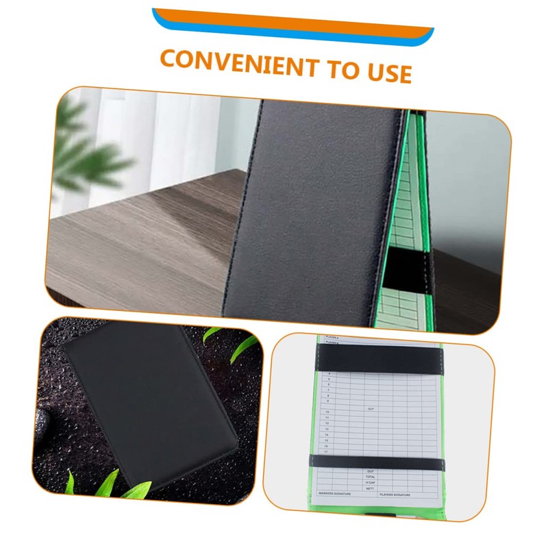 TOVINANNA Golf Scorecard Holder: Lightweight and Portable Scorebook for Outdoor