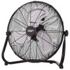 HOMEBASIX LF-18 High Velocity Floor Fan, 18-Inch, Black