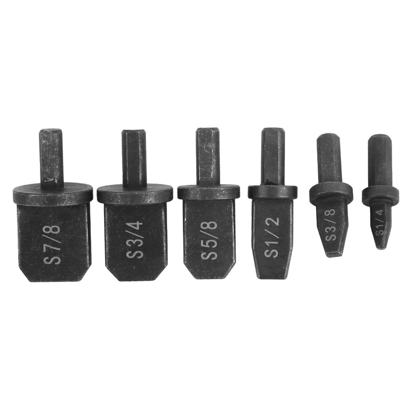 6Pcs Tube Expander Drill Bit Set Manual Pipe Swaging Flaring