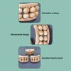 Wooden Massage Ball Roller with 10 Beads Deep Tissue Relief