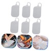 CHILDWEET 6pcs Mini Washboards Dual-sided Scrubbers Stripe Texture Portable Laundry