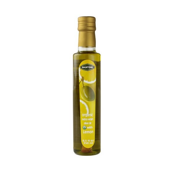 Mantova Organic Extra Virgin Olive Oil Lemon -- 8.5 fl oz - 2 pc