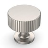 Amerdeco 10 Pack Brushed Satin Nickel Cabinet Knobs Single Hole