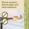 IMPRESA 2-Pack Japanese-Style Salt Box - Moisture-Barrier Lid Salt Cellar
