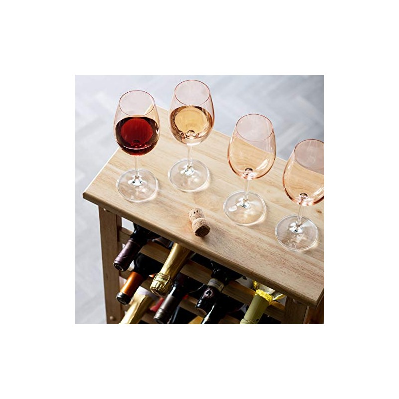Godinger Wine Glasses, Stemmed Wine Glass Goblet Beverage Cups -