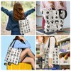 DigiTizerArt Canvas Tote Bag for Women with Inner Pocket Aesthetic
