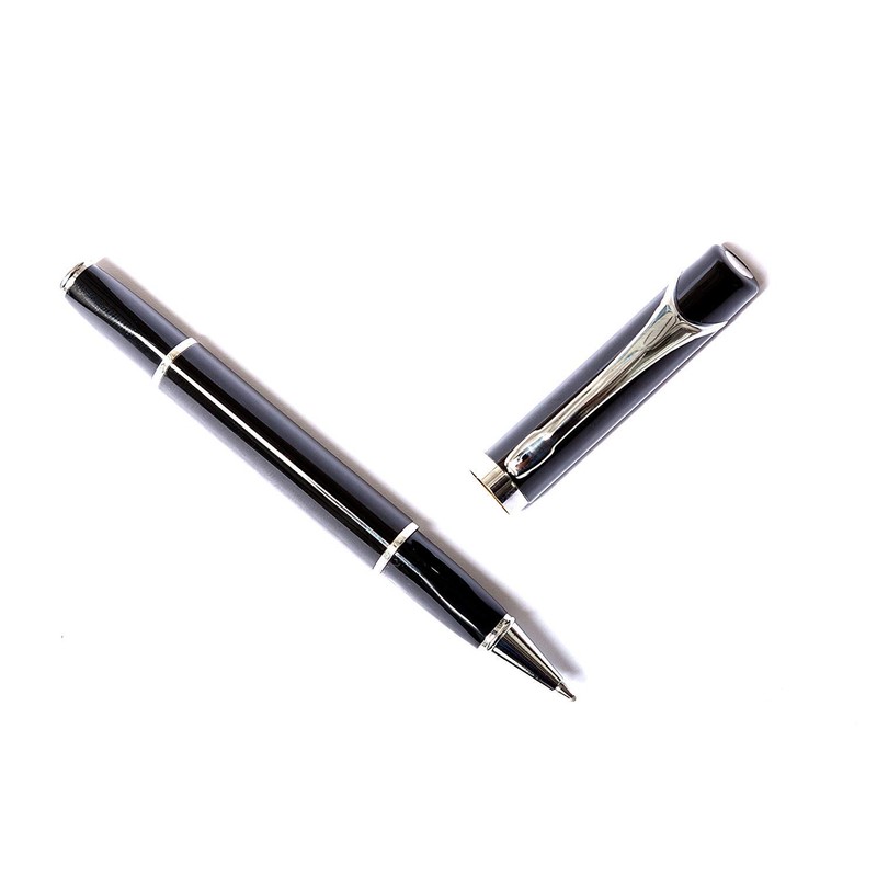 QUALITY METAL TRILATERAL ROLLER PEN. GLOSSY DESIGN MODERN PEN, FREE