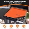 17" Griddle Mat Silicone for Blackstone, Magnetic Protective Cover Mats