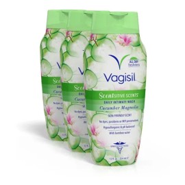Vagisil Lavado Femenino Íntimo, Cucumber Magnolia 3 Pack