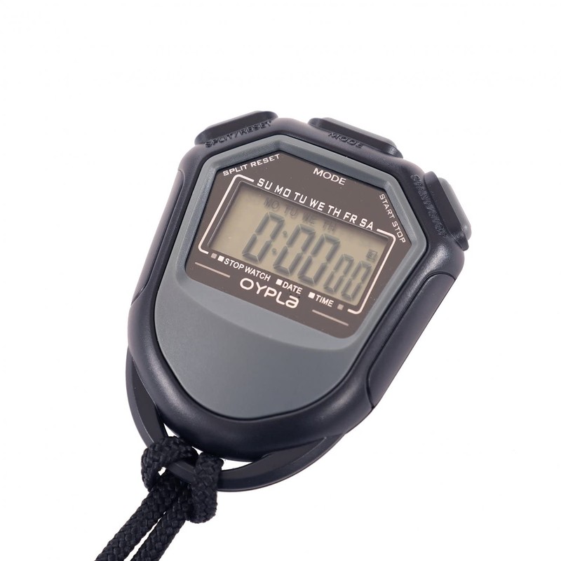Oypla Black Digital Sports Timing Games Stopwatch Timer LCD Display