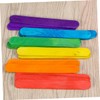 Operitacx Wooden Craft Sticks DIY Popsicle Sticks 100pcs for Craft