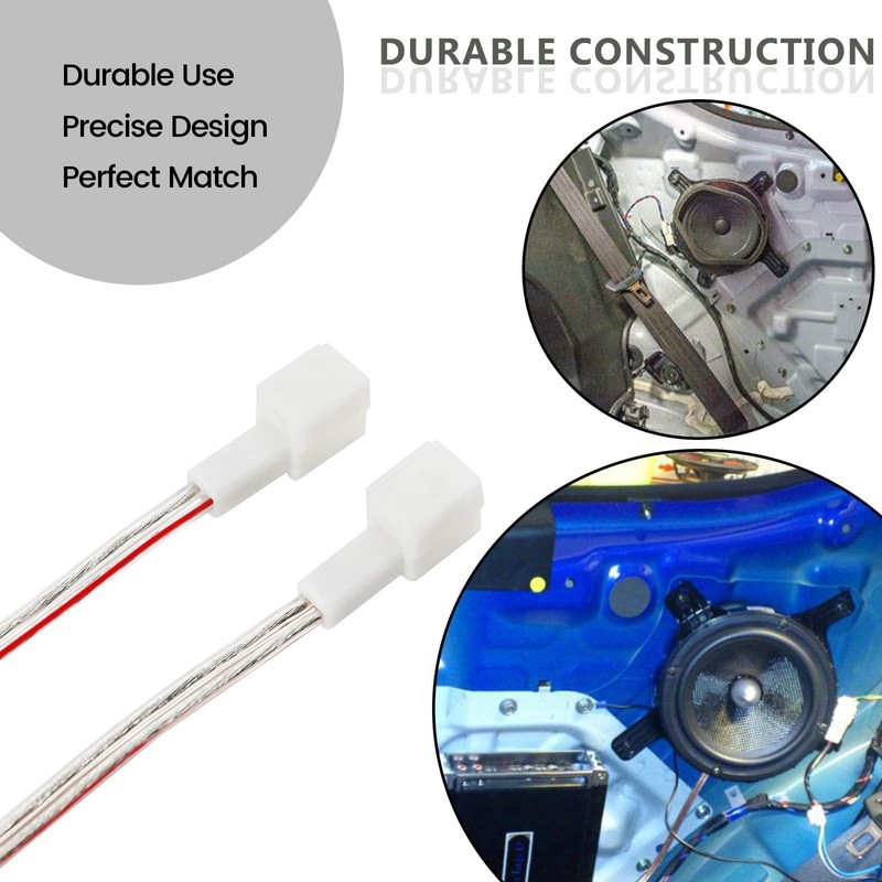 Nulth Front Door Speaker Wiring Harness Adapter Replacement for Hyundai