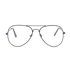 Outray Classic Aviator Metal Frame Clear Lens Glasses 2167c1 Black